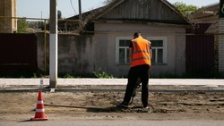 Пешеходную дорожку отремонтировали в селе Красногвардейского округа