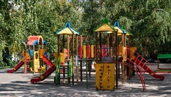 Новую детскую площадку построили в селе на Ставрополье 